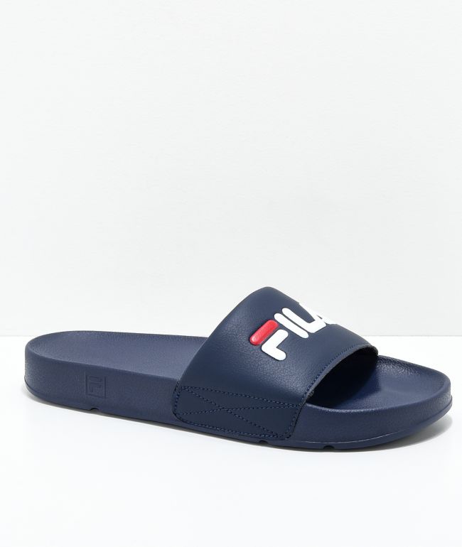 fila sandals blue